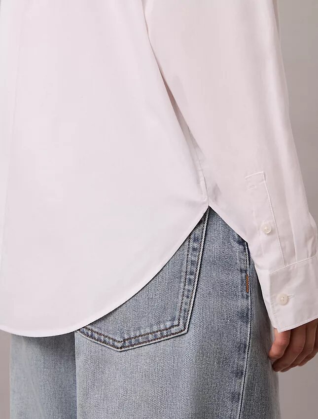 Camicia button-down in popeline di cotone dal taglio morbido Camicia button-down in popeline di cotone dal taglio morbido
