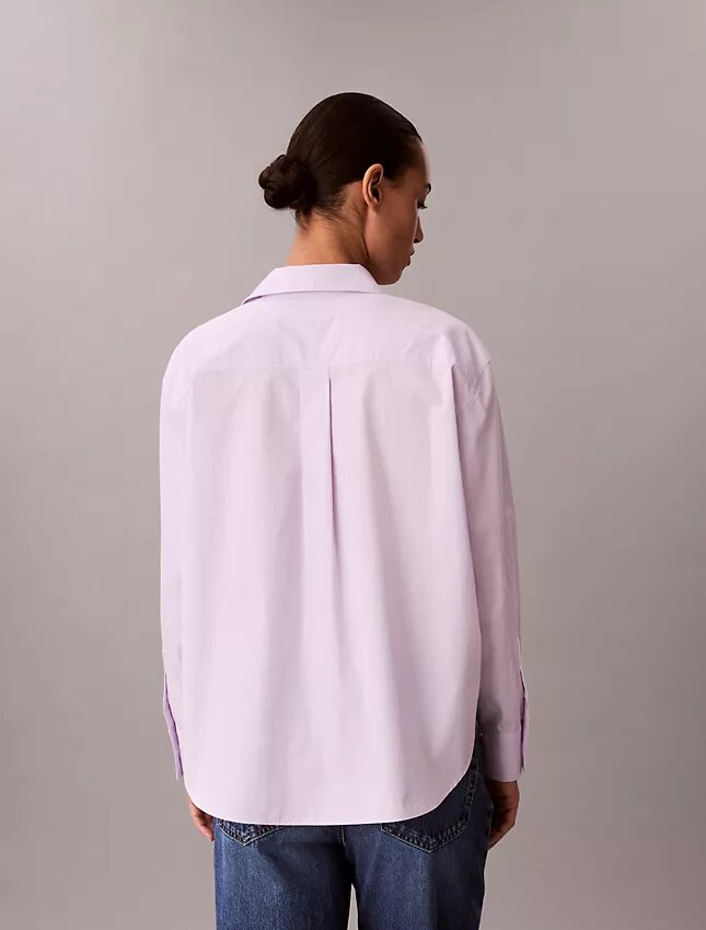 Camicia button-down in popeline di cotone dal taglio morbido Camicia button-down in popeline di cotone dal taglio morbido