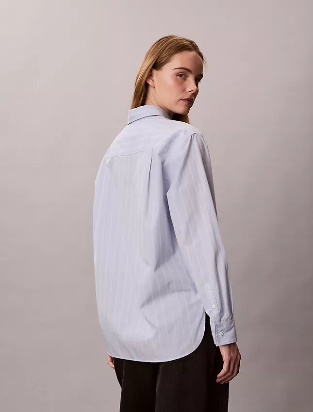 Camicia button-down in popeline di cotone dal taglio morbido Camicia button-down in popeline di cotone dal taglio morbido