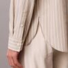 Camicia button-down in popeline lavato a righe Camicia button-down in popeline lavato a righe