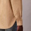 Camicia button-down in popeline lavato a righe Camicia button-down in popeline lavato a righe