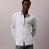 Camicia button-down in tessuto Oxford lavato con logo Camicia button-down in tessuto Oxford lavato con logo