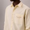 Camicia button-down in tessuto Oxford lavato con logo Camicia button-down in tessuto Oxford lavato con logo