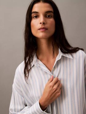 Camicia button-down in viscosa dal taglio morbido