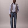 Camicia classica button-down a righe in cotone Cotton Stretch Camicia classica button-down a righe in cotone Cotton Stretch