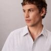 Camicia classica button-down a righe in seersucker Camicia classica button-down a righe in seersucker