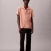 Camicia classica button-down a righe in tessuto Oxford Camicia classica button-down a righe in tessuto Oxford