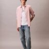 Camicia classica button-down a righe in tessuto Oxford Camicia classica button-down a righe in tessuto Oxford