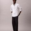 Camicia classica button-down a righe in tessuto Oxford Camicia classica button-down a righe in tessuto Oxford