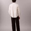 Camicia classica button-down a righe in tessuto Oxford Camicia classica button-down a righe in tessuto Oxford