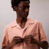 Camicia classica button-down a righe in tessuto Oxford Camicia classica button-down a righe in tessuto Oxford