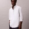 Camicia classica button-down a righe in tessuto Oxford Camicia classica button-down a righe in tessuto Oxford