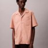 Camicia classica button-down a righe in tessuto Oxford Camicia classica button-down a righe in tessuto Oxford