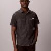 Camicia classica button-down in chambray