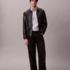 Camicia classica button-down in cotone elasticizzato a righe Camicia classica button-down in cotone elasticizzato a righe