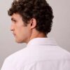 Camicia classica button-down in cotone elasticizzato a righe Camicia classica button-down in cotone elasticizzato a righe