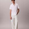 Camicia classica button-down in seersucker