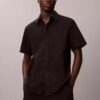Camicia classica button-down in seersucker Camicia classica button-down in seersucker