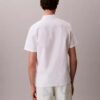 Camicia classica button-down in seersucker