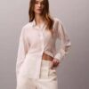 Camicia classica button-down in voile Camicia classica button-down in voile