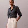 Camicia classica button-down in voile Camicia classica button-down in voile