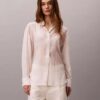 Camicia classica button-down in voile Camicia classica button-down in voile