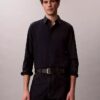 Camicia classica elasticizzata con colletto button-down Camicia classica elasticizzata con colletto button-down