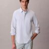 Camicia classica elasticizzata con colletto button-down
