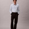 Camicia classica elasticizzata con colletto button-down Camicia classica elasticizzata con colletto button-down
