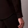 Camicia classica elasticizzata con colletto button-down