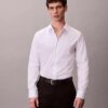 Camicia classica elasticizzata con colletto button-down Camicia classica elasticizzata con colletto button-down
