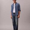 Camicia classica in Denim con bottoni Camicia classica in Denim con bottoni