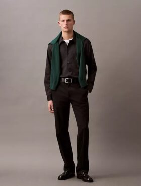 Camicia classica in flanella a quadri