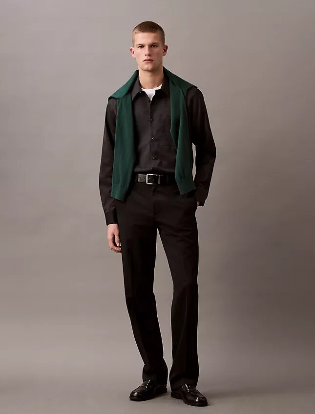 Camicia classica in flanella a quadri Camicia classica in flanella a quadri
