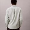 Camicia classica in lino e cotone con colletto button-down Camicia classica in lino e cotone con colletto button-down