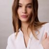 Camicia classica in misto lino