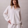 Camicia classica in misto lino