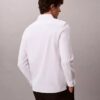Camicia classica in seersucker tinta unita