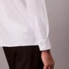 Camicia classica in seersucker tinta unita