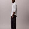 Camicia classica Oxford a tinta unita con colletto button-down