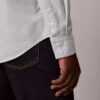 Camicia classica Oxford a tinta unita con colletto button-down