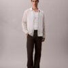 Camicia comoda in cotone e nylon Camicia comoda in cotone e nylon