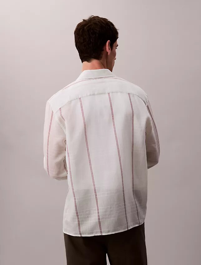 Camicia comoda in cotone e nylon Camicia comoda in cotone e nylon