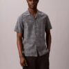 Camicia comoda in misto lino e cotone con collo alla campagnola Camicia comoda in misto lino e cotone con collo alla campagnola