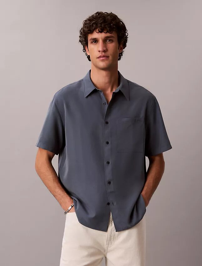 Camicia comoda in misto Modal Camicia comoda in misto Modal