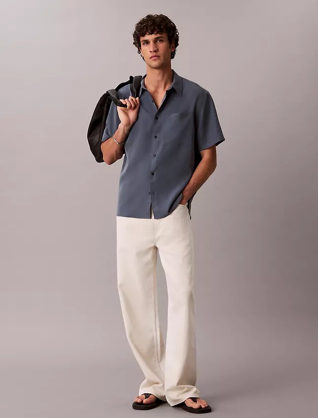 Camicia comoda in misto Modal Camicia comoda in misto Modal