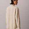 Camicia con bottoni e linguette in lyocell Camicia con bottoni e linguette in lyocell