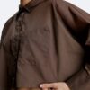 Camicia corta con maniche a pipistrello e bottoni Camicia corta con maniche a pipistrello e bottoni