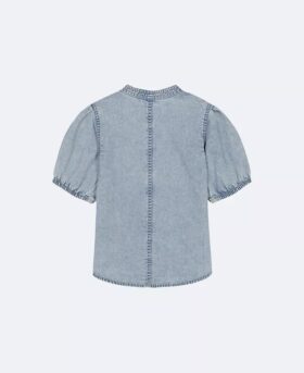 Camicia da bambina in Denim con bottoni