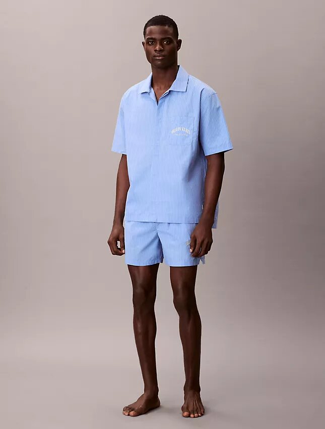 Camicia da notte classica in popeline di cotone Heritage Camicia da notte classica in popeline di cotone Heritage